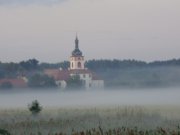 Stará Boleslav, kostel sv. Václava v mlze
